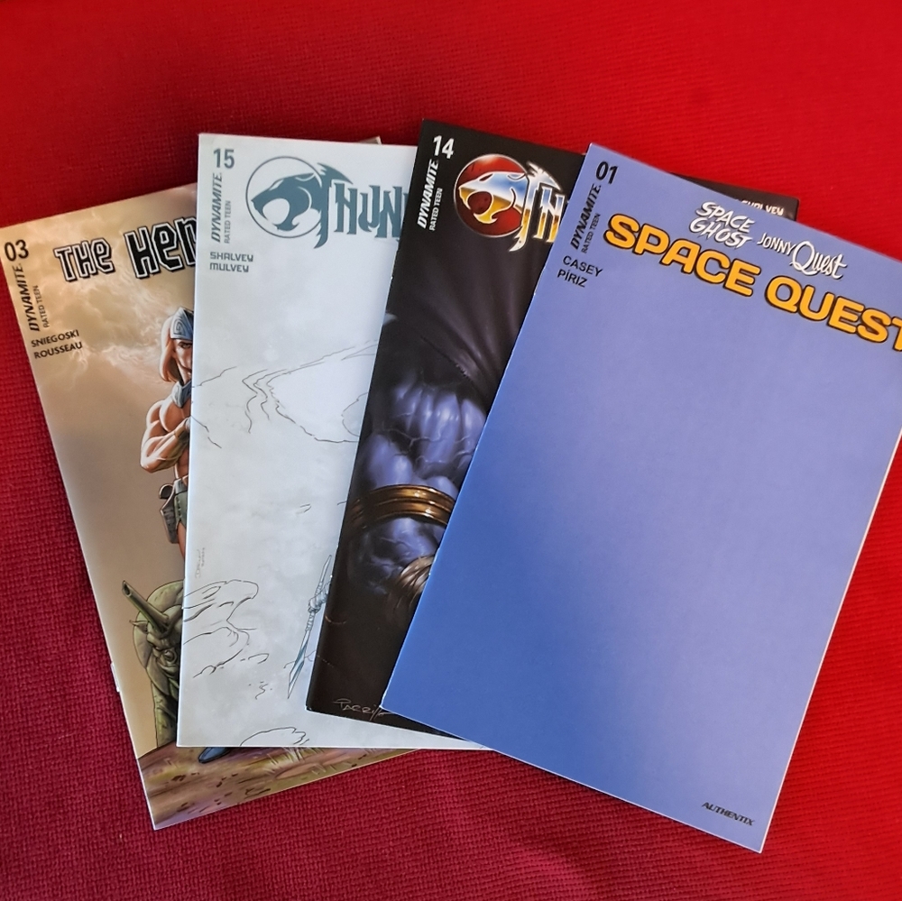 Lot of Four Dynamite Entertainment Comic Books 2024-2025 NM-MINT